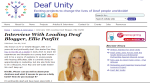 Jan 2016 Deaf&nbsp;Unity