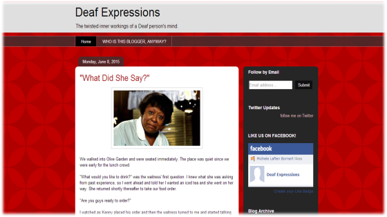 Deaf Expressions' Blog
