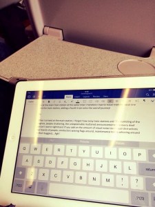 Writing a blog post!