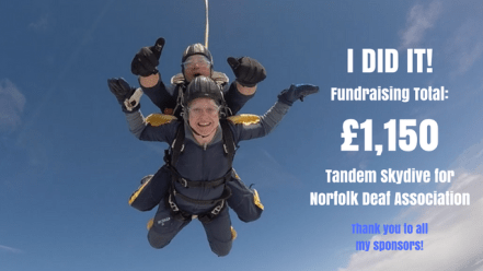 Facebook cover skydive