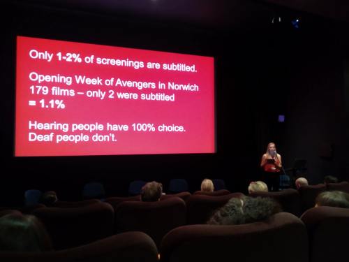 Red background screen with stats from my campaign. Bottom right is me presenting.